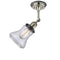 Innovations Lighting Bellmont 1 Light Sconce Part Of The Franklin Restoration Collection 203BP-PNBK-G192