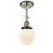 Innovations Lighting Beacon 1 Light 6" Sconce 203BP-PNBK-G201-6
