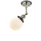 Innovations Lighting Beacon 1 Light 6" Sconce 203BP-PNBK-G201-6