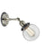 Innovations Lighting Beacon 1 Light 6" Sconce 203BP-PNBK-G202-6