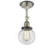 Innovations Lighting Beacon 1 Light 6" Sconce 203BP-PNBK-G202-6