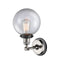 Innovations Lighting Beacon 1 Light 8" Sconce 203BP-PNBK-G202-8