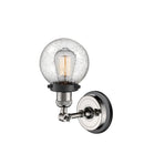 Innovations Lighting Beacon 1 Light 6" Sconce 203BP-PNBK-G204-6