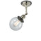 Innovations Lighting Beacon 1 Light 6" Sconce 203BP-PNBK-G204-6