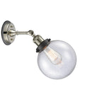 Innovations Lighting Beacon 1 Light 8" Sconce 203BP-PNBK-G204-8