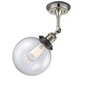 Innovations Lighting Beacon 1 Light 8" Sconce 203BP-PNBK-G204-8