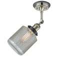 Innovations Lighting Stanton 1 Light Sconce Part Of The Franklin Restoration Collection 203BP-PNBK-G262