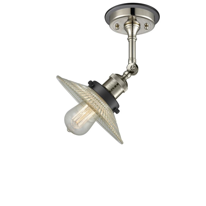 Innovations Lighting Halophane 1 Light Sconce Part Of The Franklin Restoration Collection 203BP-PNBK-G2