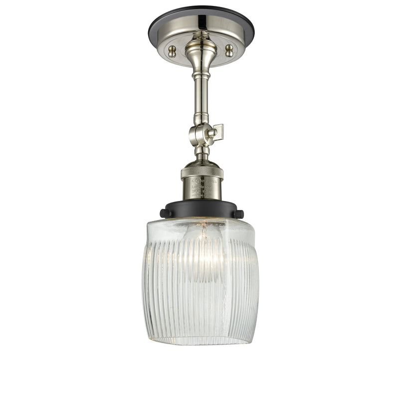 Innovations Lighting Colton 1 Light Sconce Part Of The Franklin Restoration Collection 203BP-PNBK-G302