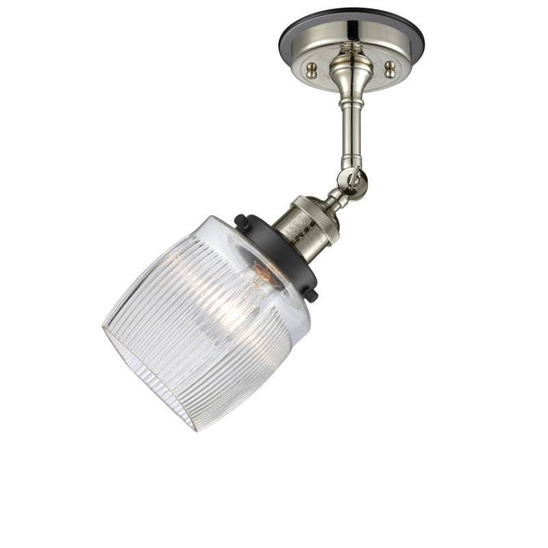 Innovations Lighting Colton 1 Light Sconce Part Of The Franklin Restoration Collection 203BP-PNBK-G302