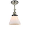 Innovations Lighting Large Cone 1 Light Sconce Part Of The Franklin Restoration Collection 203BP-PNBK-G41