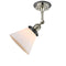 Innovations Lighting Large Cone 1 Light Sconce Part Of The Franklin Restoration Collection 203BP-PNBK-G41