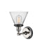 Innovations Lighting Large Cone 1 Light Sconce Part Of The Franklin Restoration Collection 203BP-PNBK-G42