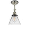 Innovations Lighting Large Cone 1 Light Sconce Part Of The Franklin Restoration Collection 203BP-PNBK-G42