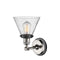 Innovations Lighting Large Cone 1 Light Sconce Part Of The Franklin Restoration Collection 203BP-PNBK-G44