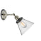 Innovations Lighting Large Cone 1 Light Sconce Part Of The Franklin Restoration Collection 203BP-PNBK-G44