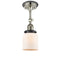 Innovations Lighting Small Bell 1 Light Sconce Part Of The Franklin Restoration Collection 203BP-PNBK-G51