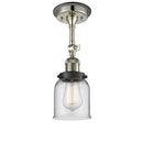 Innovations Lighting Small Bell 1 Light Sconce Part Of The Franklin Restoration Collection 203BP-PNBK-G52