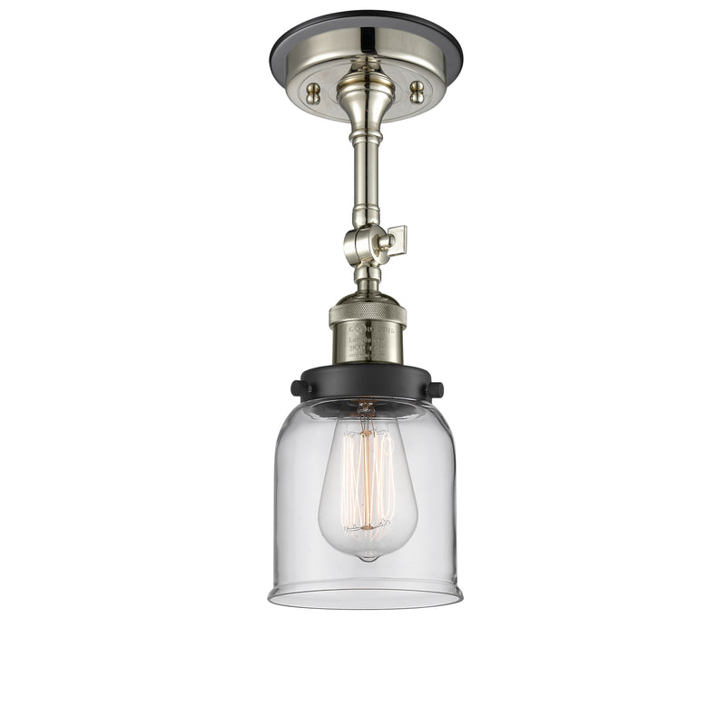 Innovations Lighting Small Bell 1 Light Sconce Part Of The Franklin Restoration Collection 203BP-PNBK-G52
