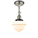 Innovations Lighting Small Oxford 1 Light Sconce Part Of The Franklin Restoration Collection 203BP-PNBK-G531