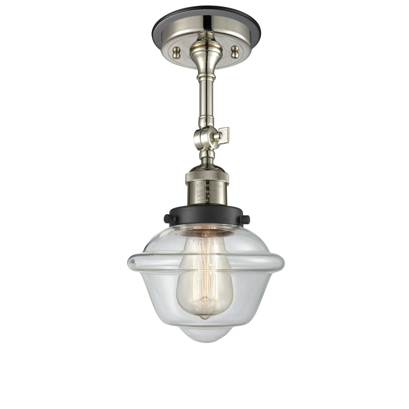 Innovations Lighting Small Oxford 1 Light Sconce Part Of The Franklin Restoration Collection 203BP-PNBK-G532