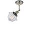 Innovations Lighting Small Oxford 1 Light Sconce Part Of The Franklin Restoration Collection 203BP-PNBK-G532