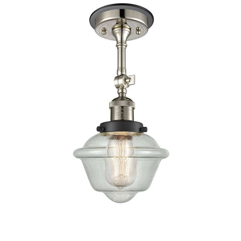 Innovations Lighting Small Oxford 1 Light Sconce Part Of The Franklin Restoration Collection 203BP-PNBK-G534
