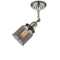 Innovations Lighting Small Bell 1 Light Sconce Part Of The Franklin Restoration Collection 203BP-PNBK-G53