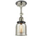 Innovations Lighting Small Bell 1 Light Sconce Part Of The Franklin Restoration Collection 203BP-PNBK-G58