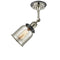 Innovations Lighting Small Bell 1 Light Sconce Part Of The Franklin Restoration Collection 203BP-PNBK-G58