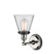 Innovations Lighting Small Cone 1 Light Sconce Part Of The Franklin Restoration Collection 203BP-PNBK-G62