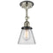 Innovations Lighting Small Cone 1 Light Sconce Part Of The Franklin Restoration Collection 203BP-PNBK-G62