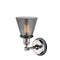 Innovations Lighting Small Cone 1 Light Sconce Part Of The Franklin Restoration Collection 203BP-PNBK-G63