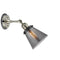 Innovations Lighting Small Cone 1 Light Sconce Part Of The Franklin Restoration Collection 203BP-PNBK-G63