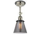 Innovations Lighting Small Cone 1 Light Sconce Part Of The Franklin Restoration Collection 203BP-PNBK-G63
