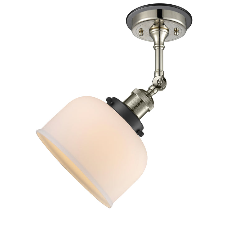 Innovations Lighting Large Bell 1 Light Sconce Part Of The Franklin Restoration Collection 203BP-PNBK-G71