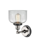 Innovations Lighting Large Bell 1 Light Sconce Part Of The Franklin Restoration Collection 203BP-PNBK-G72