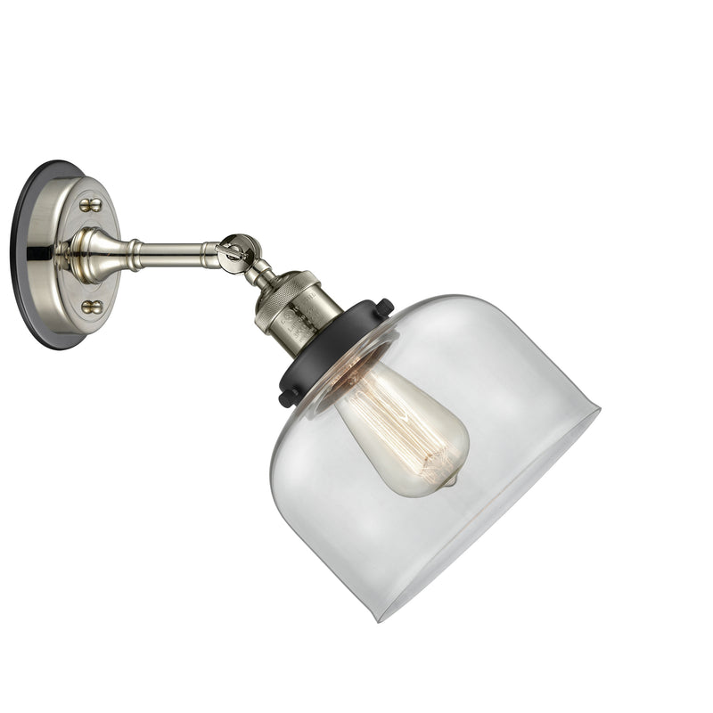 Innovations Lighting Large Bell 1 Light Sconce Part Of The Franklin Restoration Collection 203BP-PNBK-G72