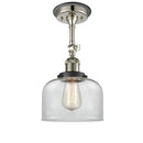 Innovations Lighting Large Bell 1 Light Sconce Part Of The Franklin Restoration Collection 203BP-PNBK-G72