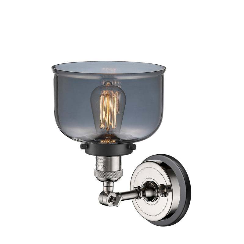 Innovations Lighting Large Bell 1 Light Sconce Part Of The Franklin Restoration Collection 203BP-PNBK-G73