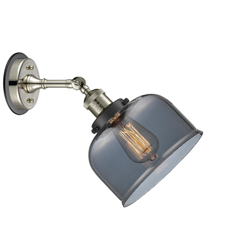 Innovations Lighting Large Bell 1 Light Sconce Part Of The Franklin Restoration Collection 203BP-PNBK-G73