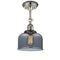 Innovations Lighting Large Bell 1 Light Sconce Part Of The Franklin Restoration Collection 203BP-PNBK-G73