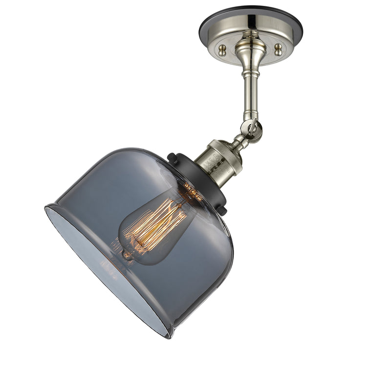 Innovations Lighting Large Bell 1 Light Sconce Part Of The Franklin Restoration Collection 203BP-PNBK-G73