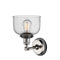 Innovations Lighting Large Bell 1 Light Sconce Part Of The Franklin Restoration Collection 203BP-PNBK-G74