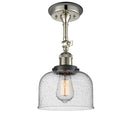 Innovations Lighting Large Bell 1 Light Sconce Part Of The Franklin Restoration Collection 203BP-PNBK-G74