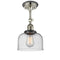 Innovations Lighting Large Bell 1 Light Sconce Part Of The Franklin Restoration Collection 203BP-PNBK-G74