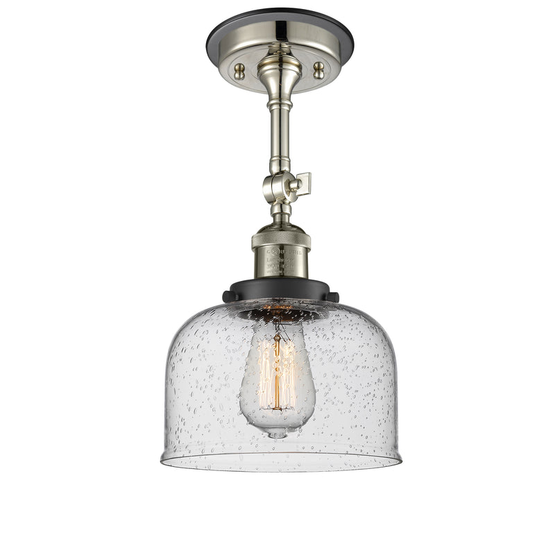 Innovations Lighting Large Bell 1 Light Sconce Part Of The Franklin Restoration Collection 203BP-PNBK-G74