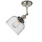 Innovations Lighting Large Bell 1 Light Sconce Part Of The Franklin Restoration Collection 203BP-PNBK-G74