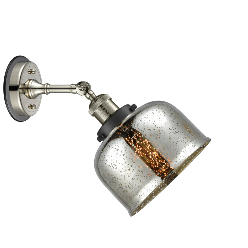 Innovations Lighting Large Bell 1 Light Sconce Part Of The Franklin Restoration Collection 203BP-PNBK-G78