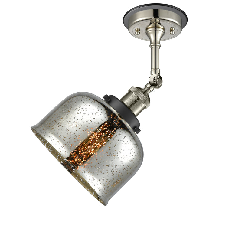 Innovations Lighting Large Bell 1 Light Sconce Part Of The Franklin Restoration Collection 203BP-PNBK-G78